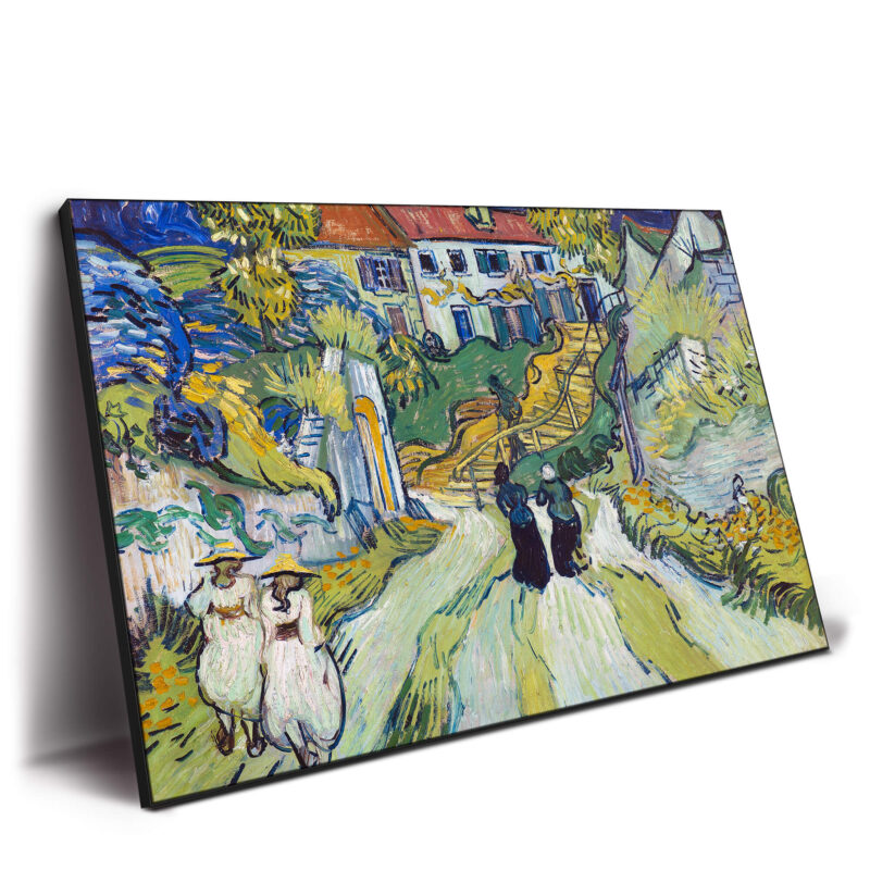 Village Street and Steps in Auvers Colorful Wall Decor by The Classics Collective