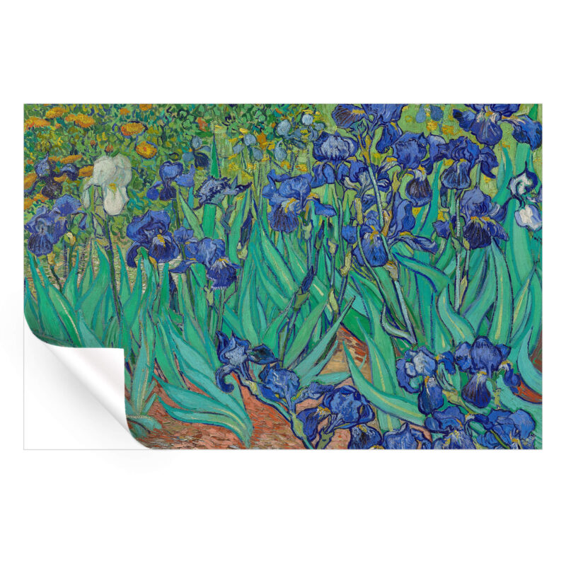 Field of Irises Green Wall Art by The Classics Collective