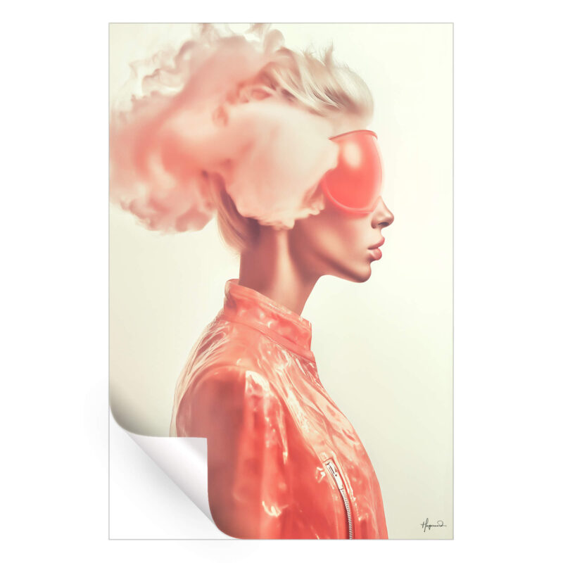 Lexi Pink Wall Art by Philippe HUGONNARD