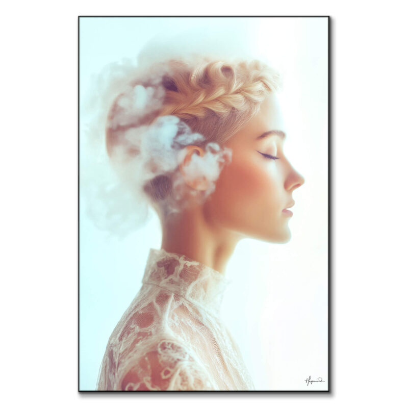 Celeste Teal Wall Art by Philippe HUGONNARD