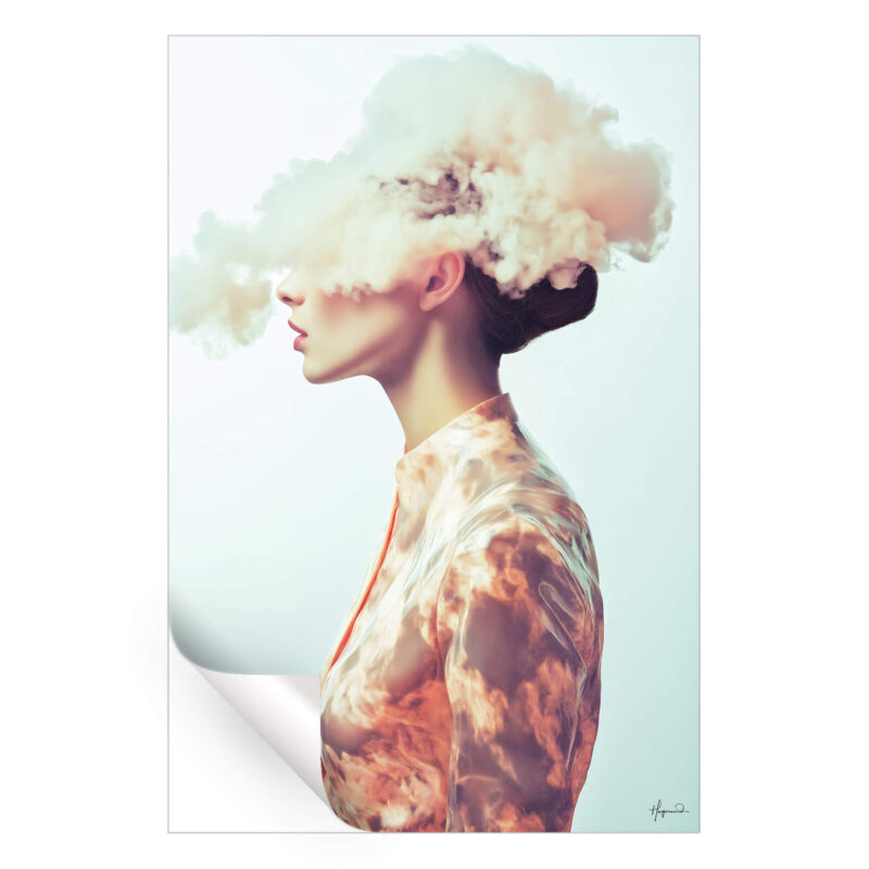 Jade Teal Wall Art by Philippe HUGONNARD