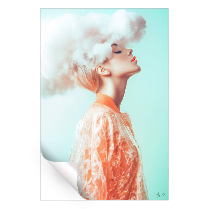 Blake Pink Wall Art by Philippe HUGONNARD