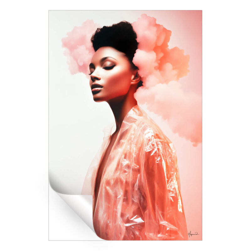 Dahlia Pink Wall Art by Philippe HUGONNARD