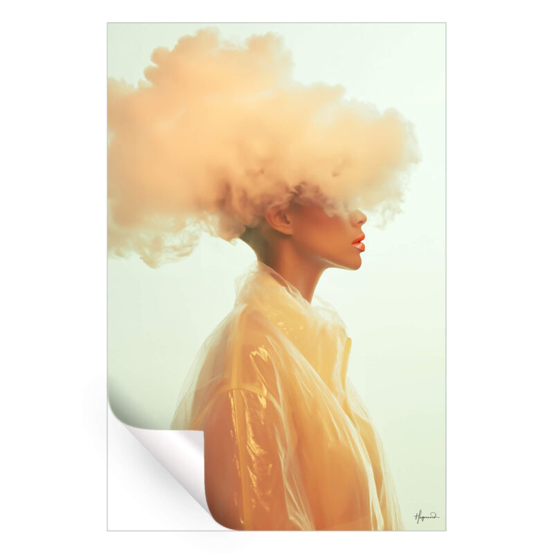 Scarlett Yellow Wall Art by Philippe HUGONNARD