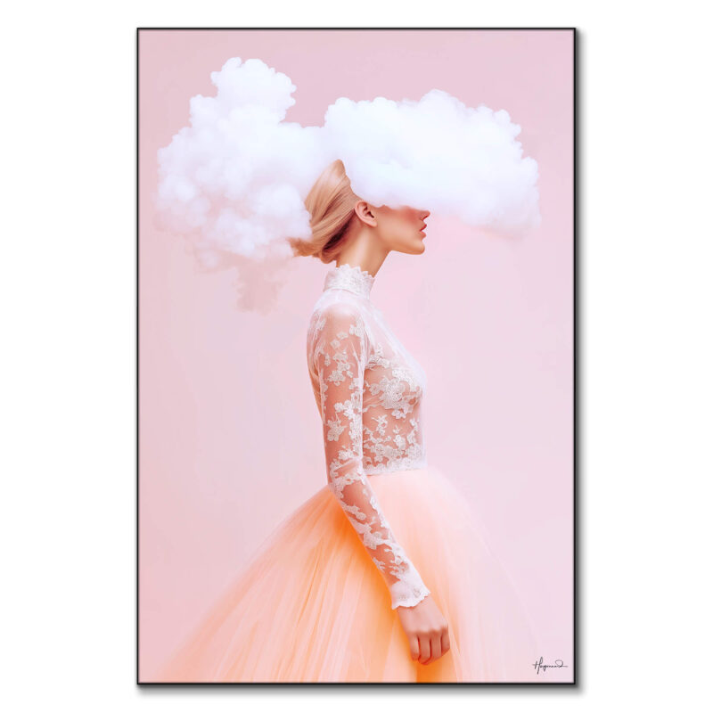 Grace Pink Wall Art by Philippe HUGONNARD