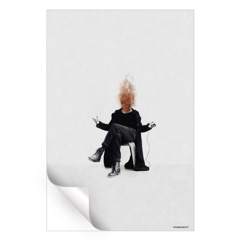 It Is What It Is Black and White Wall Art by Underdott