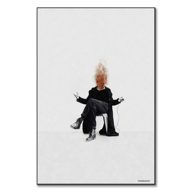 It Is What It Is Black and White Wall Art by Underdott