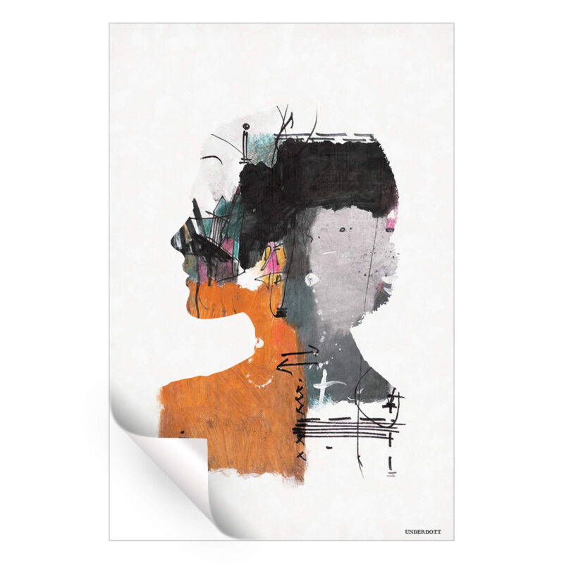 Harmonic Abstraction Colorful Wall Art by Underdott