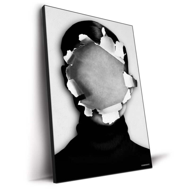 Torn Black and White Wall Decor by Underdott