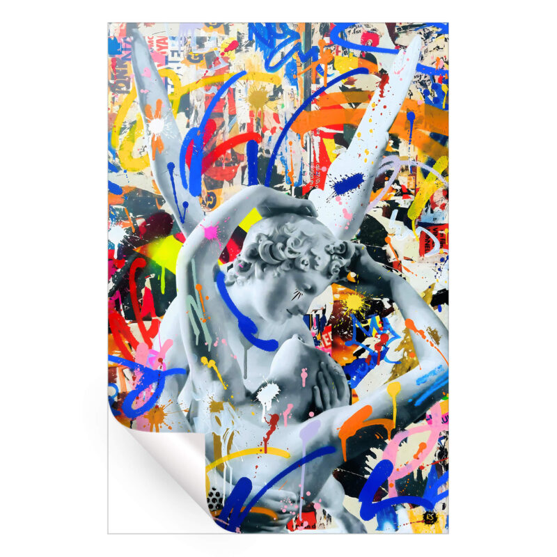 The Perfect Match Vibrant Wall Art by RS Artist