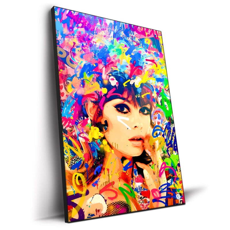 Flower Power Vibrant Wall Decor by RS Artist