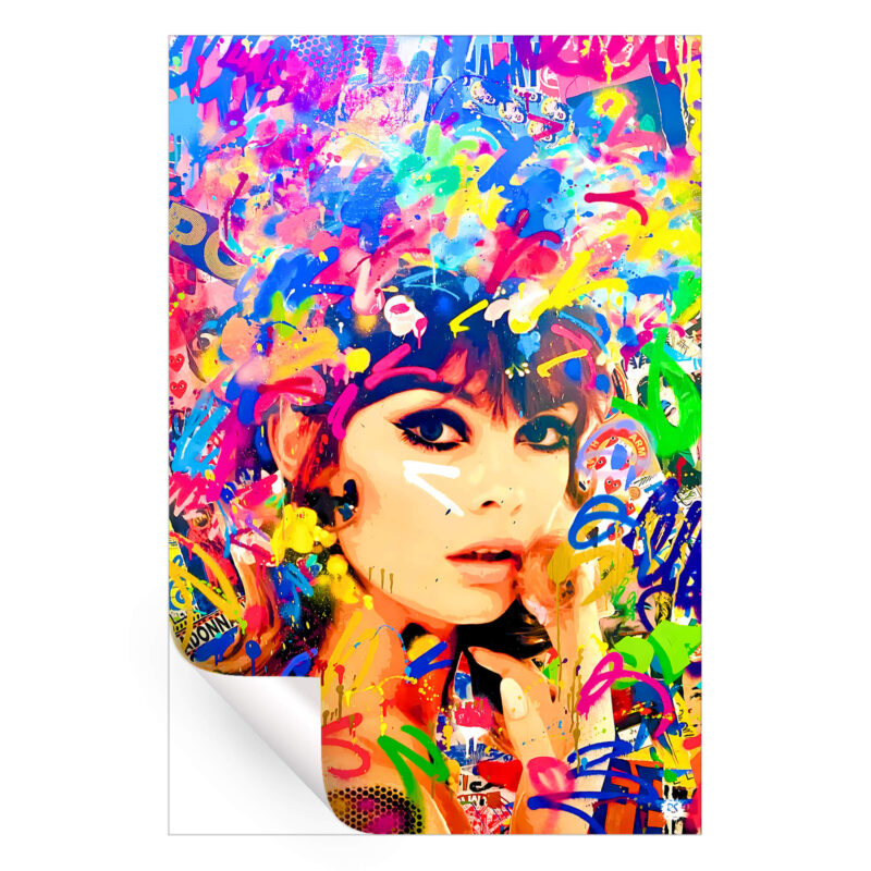 Flower Power Vibrant Wall Art by RS Artist
