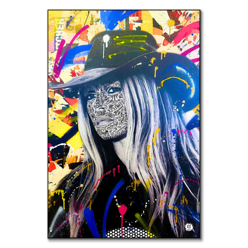 Bardot Vision Vibrant Wall Art by RS Artist