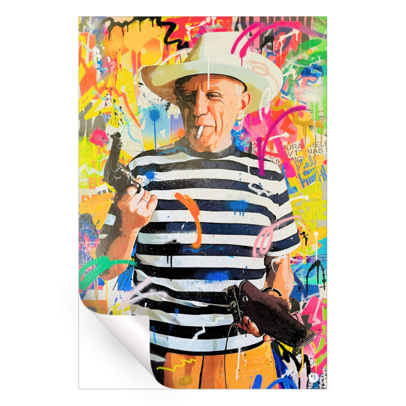 The World of Pablo Vibrant Wall Art by RS Artist