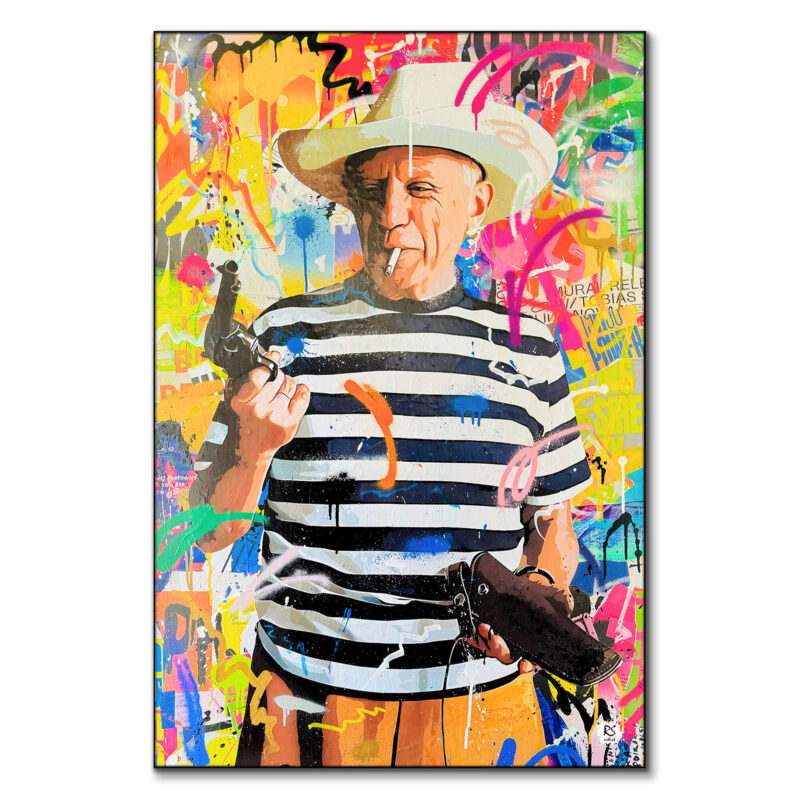 The World of Pablo Vibrant Wall Art by RS Artist