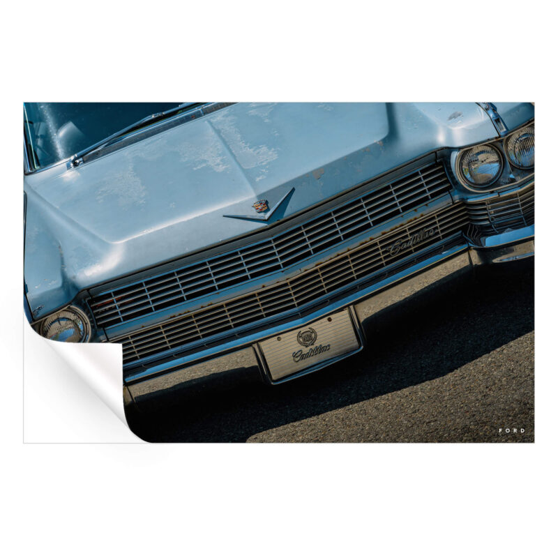 Cadillac Jack in Blue Blue Wall Art by Nick Ford