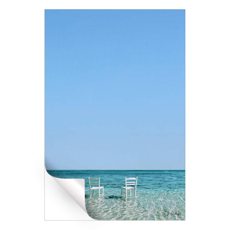 Sunbathing Blue Wall Art by Marcus Cederberg