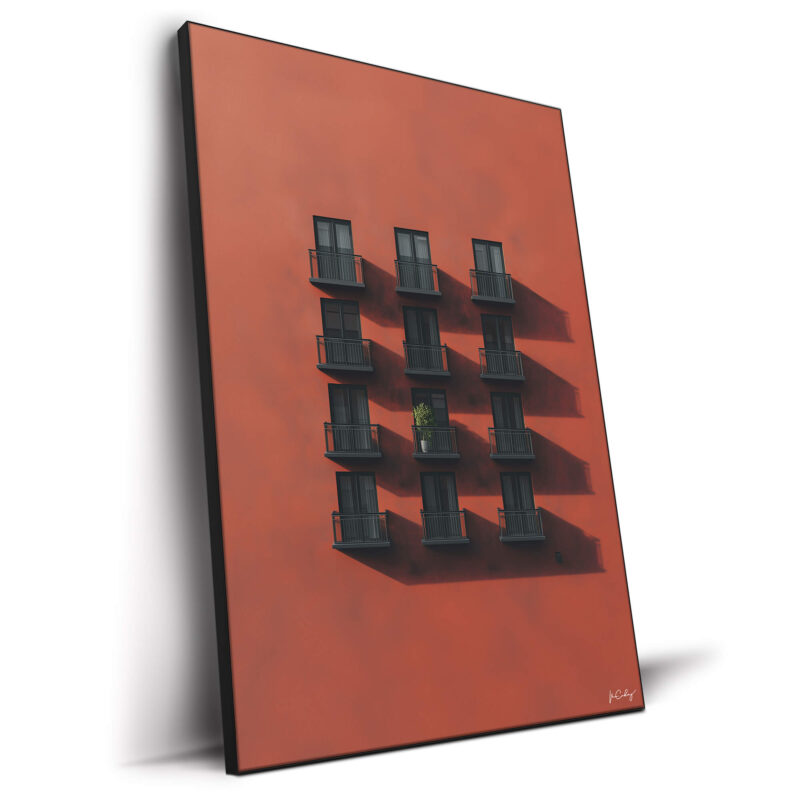 Red Wall Warm Wall Decor by Marcus Cederberg