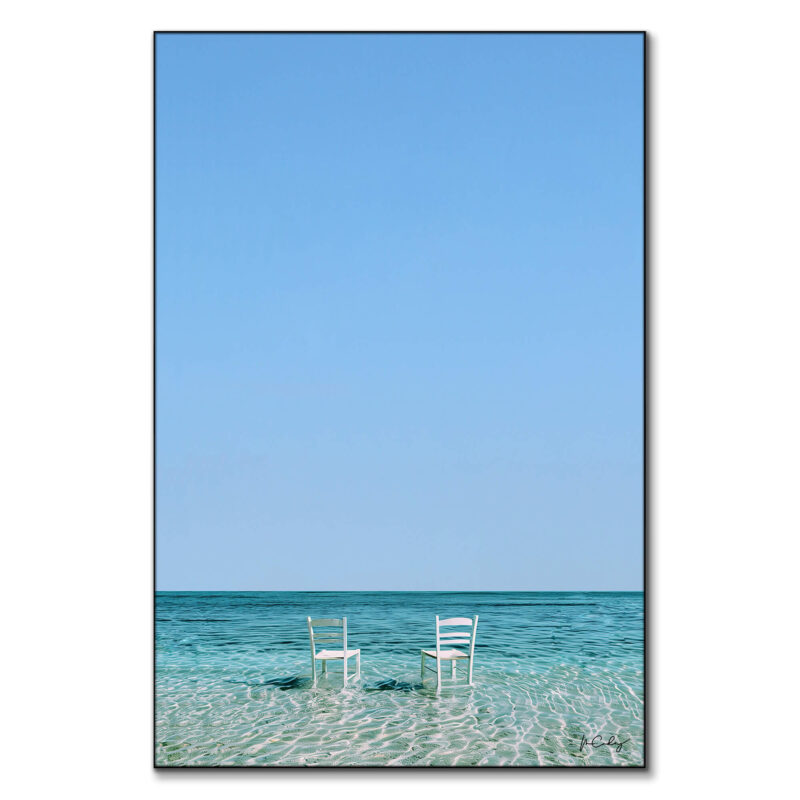 Sunbathing Blue Wall Art by Marcus Cederberg