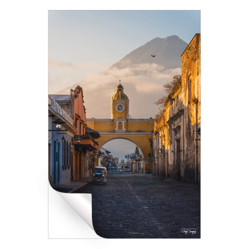 Clock Tower Antigua Neutral Wall Art by Paige Tingey