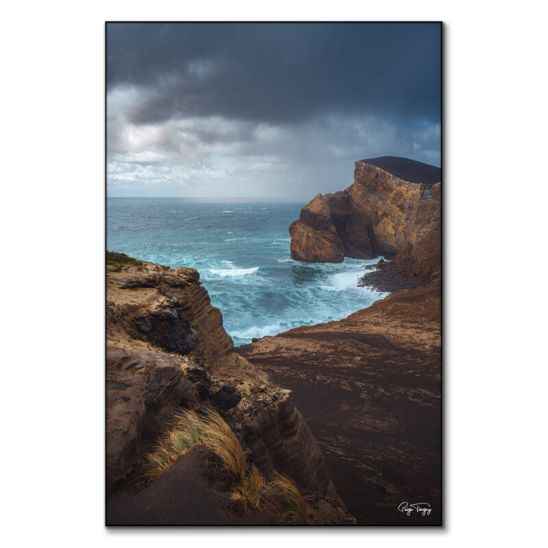 Stormy Azores Blue Wall Art by Paige Tingey