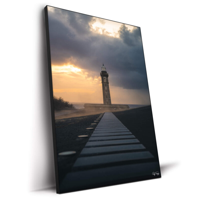 Lighthouse Grey Wall Decor by Paige Tingey