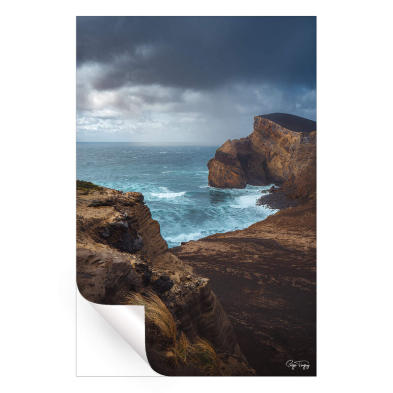 Stormy Azores Blue Wall Art by Paige Tingey