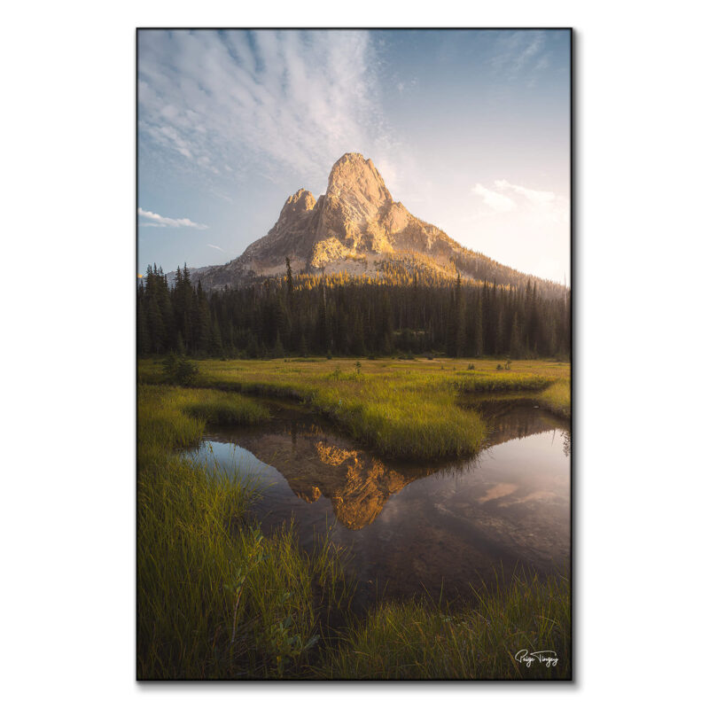 Washington Peak Green Wall Art by Paige Tingey