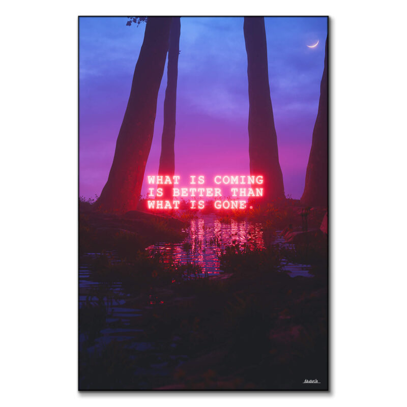 Ahead Vibrant Wall Art by Davansh Atry