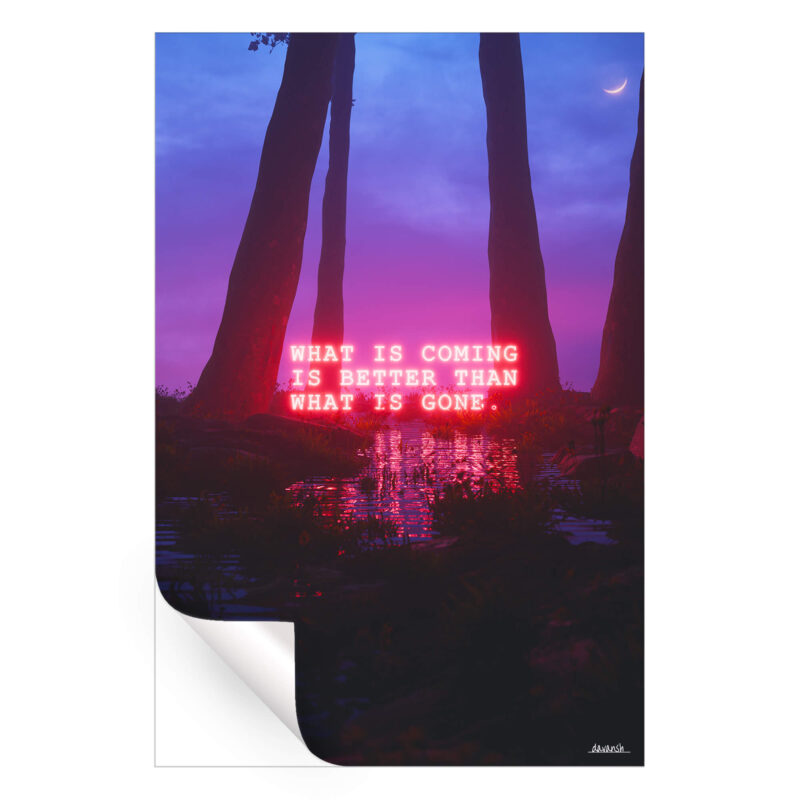 Ahead Vibrant Wall Art by Davansh Atry