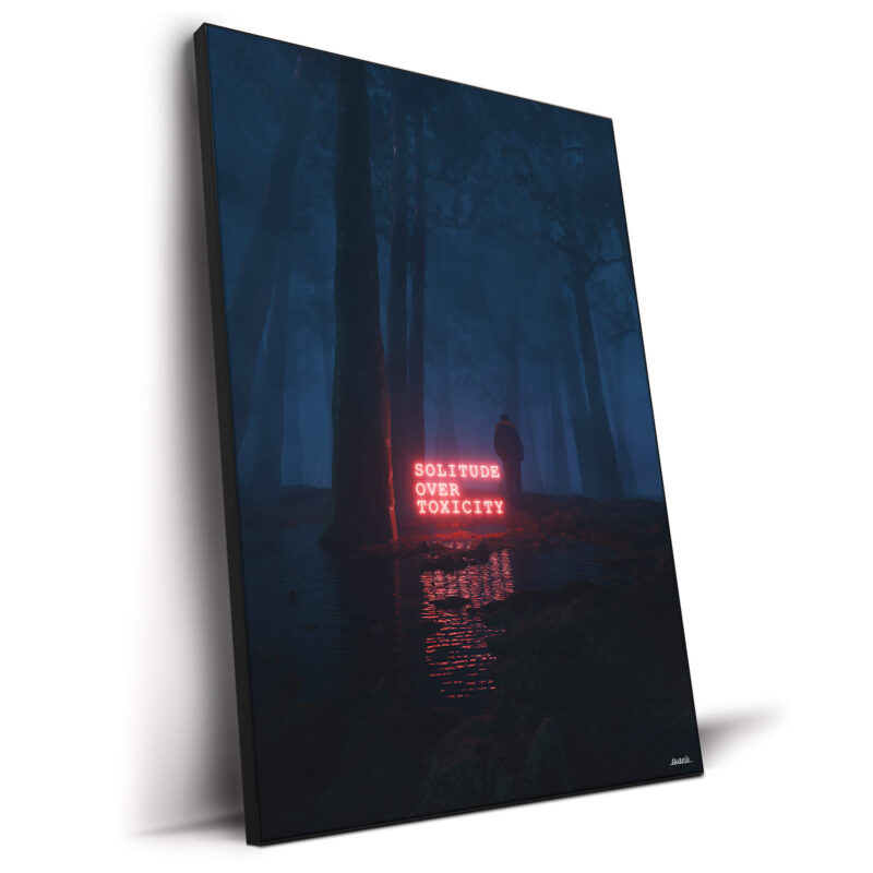 Words of the Wild Dark Wall Decor by Davansh Atry