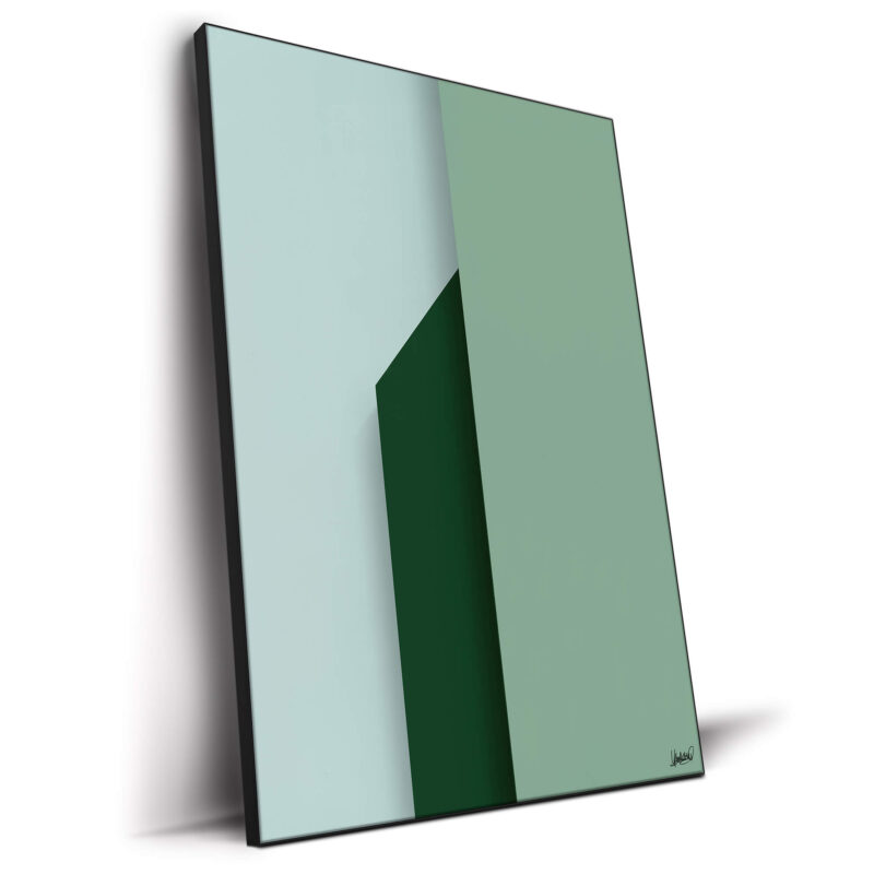 Layers Green Wall Decor by Yamakasino