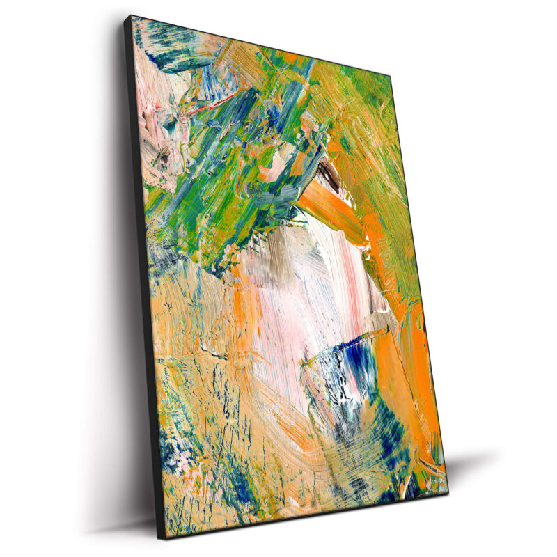 Decision Making Amid Uncertainty I Orange Wall Decor by Artur Chen