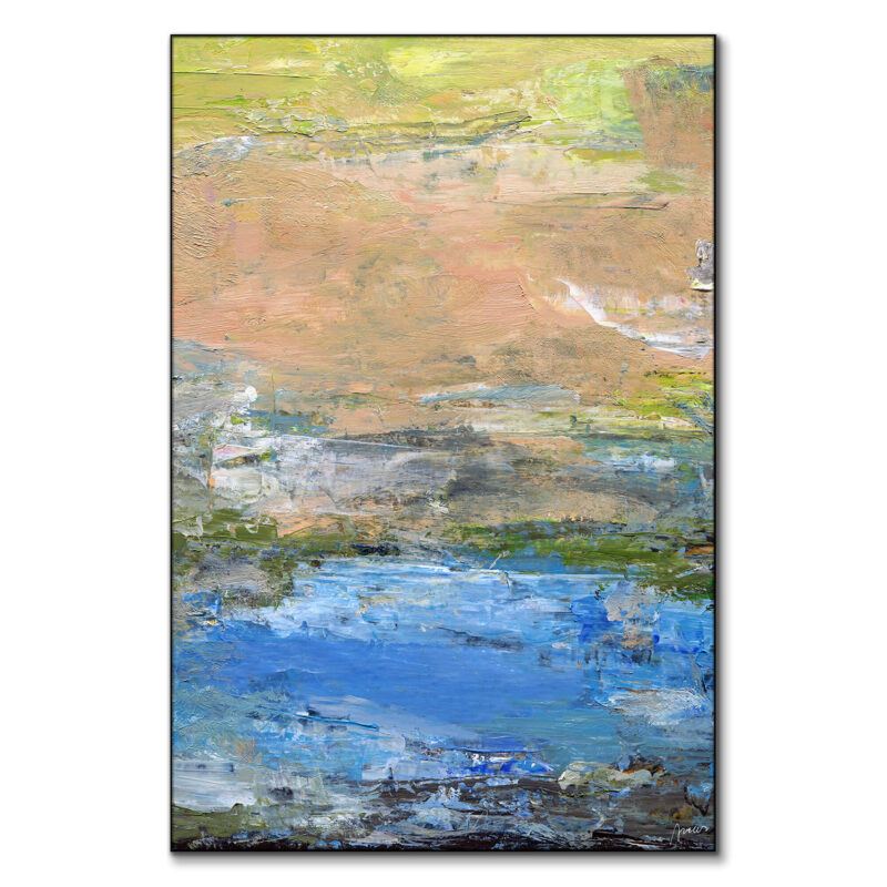 The Distance Yellow Wall Art by Artur Chen