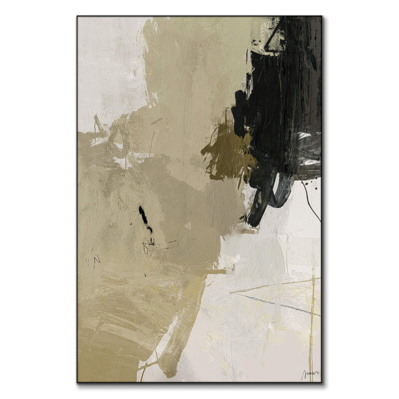 Dust and Ink Brown Wall Art by Artur Chen