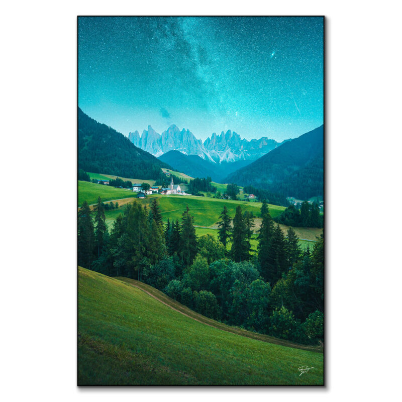 Starlit Cool Wall Art by Zach Doehler