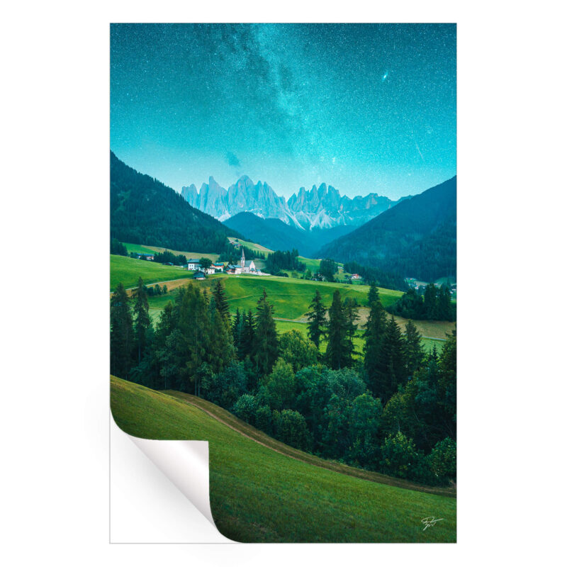 Starlit Cool Wall Art by Zach Doehler