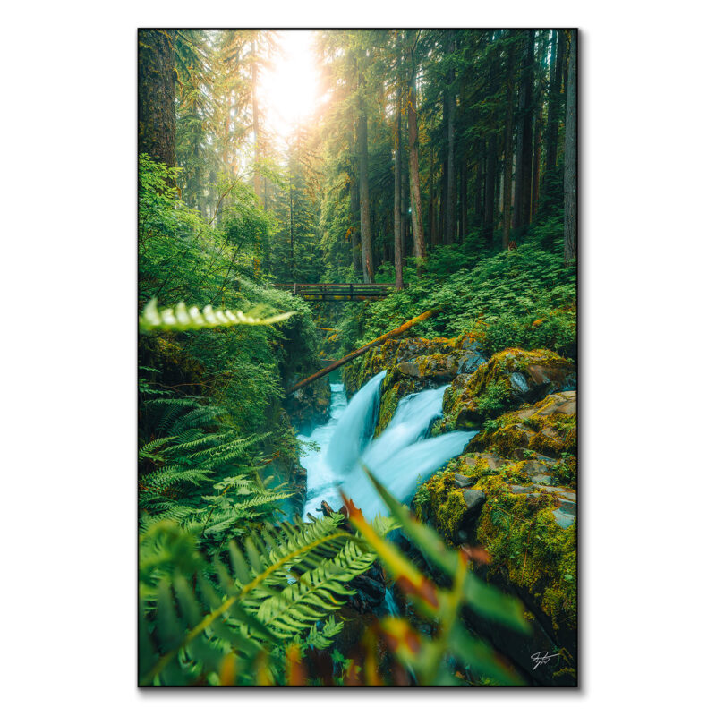 The Crossing Green Wall Art by Zach Doehler