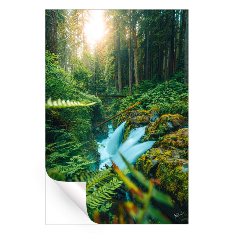 The Crossing Green Wall Art by Zach Doehler