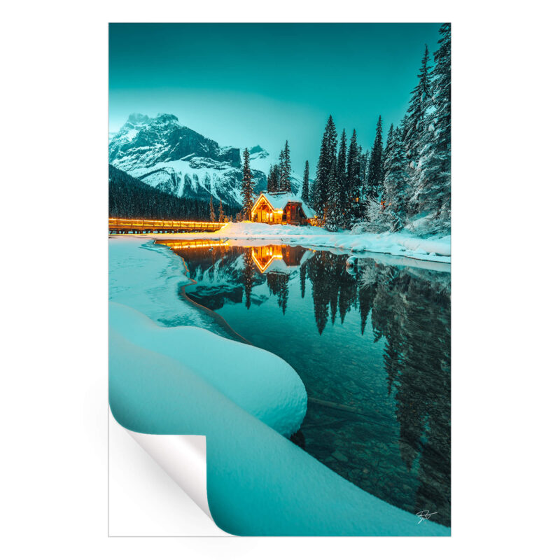 Winter Refuge Cool Wall Art by Zach Doehler