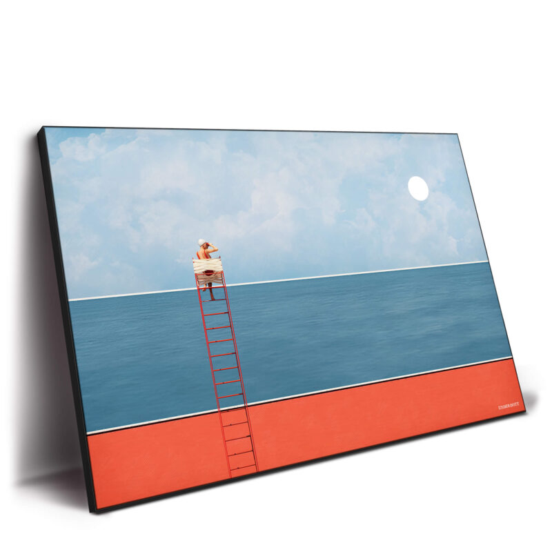 Edge of the Sea Red Wall Decor by Underdott