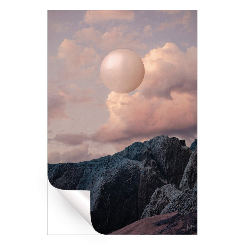 This Place Is My Gift To You Purple Wall Art by Frank Moth