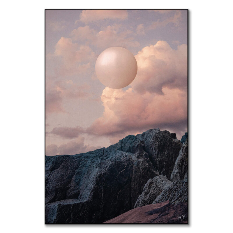 This Place Is My Gift To You Purple Wall Art by Frank Moth