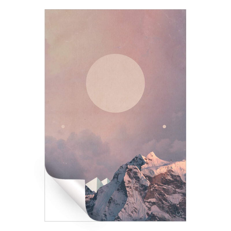 The Place We Will Never Forget Purple Wall Art by Frank Moth