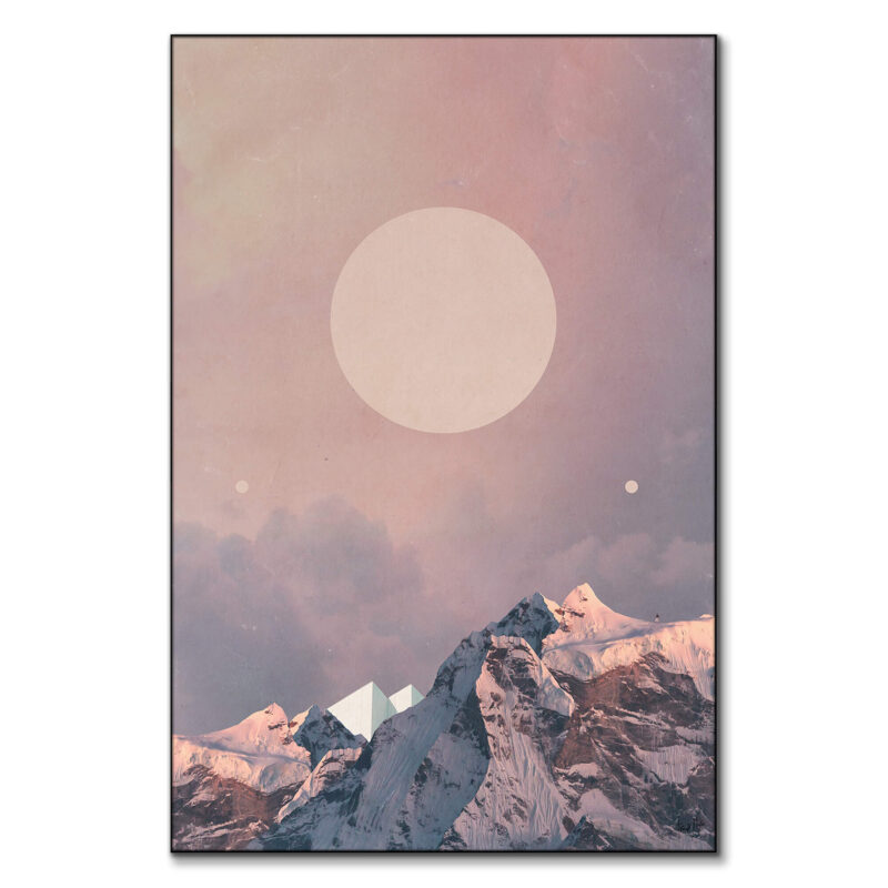 The Place We Will Never Forget Purple Wall Art by Frank Moth