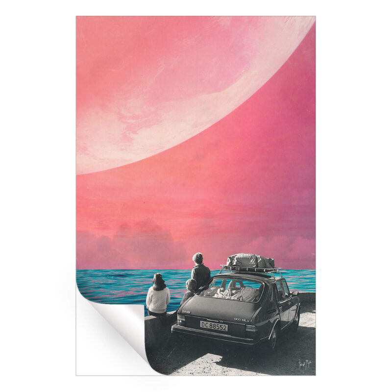 I Want to be Forever There Black and White Wall Art by Frank Moth