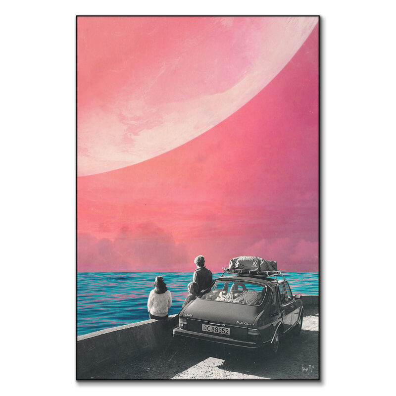 I Want to be Forever There Black and White Wall Art by Frank Moth