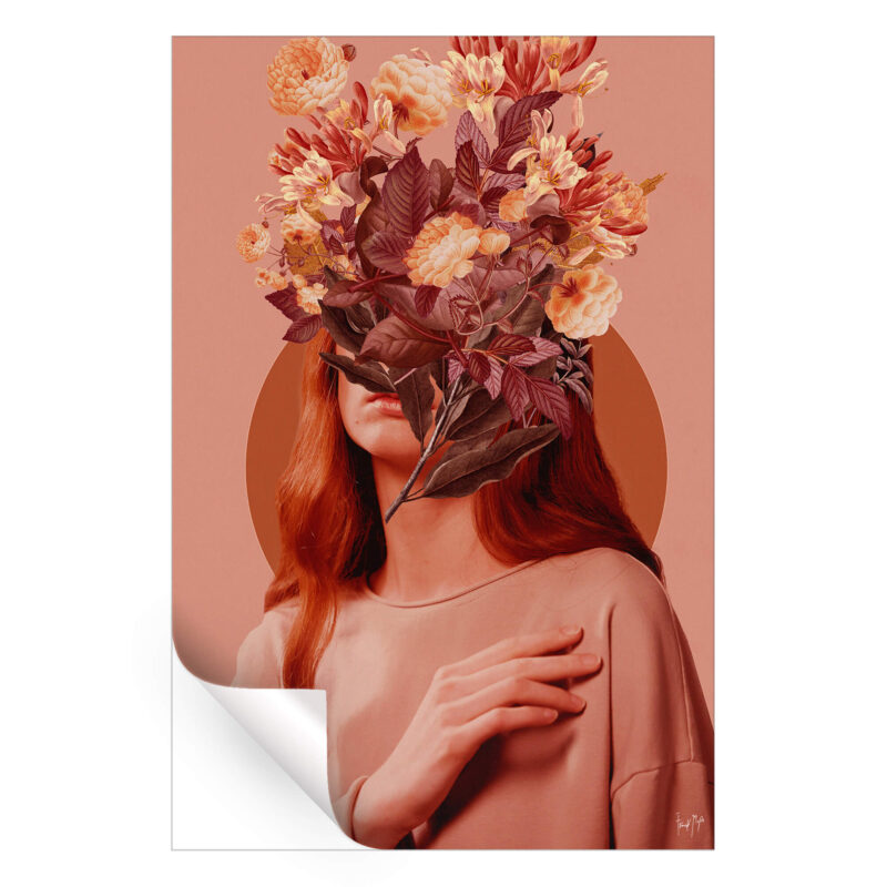 Copper Sensitivity Warm Wall Art by Frank Moth