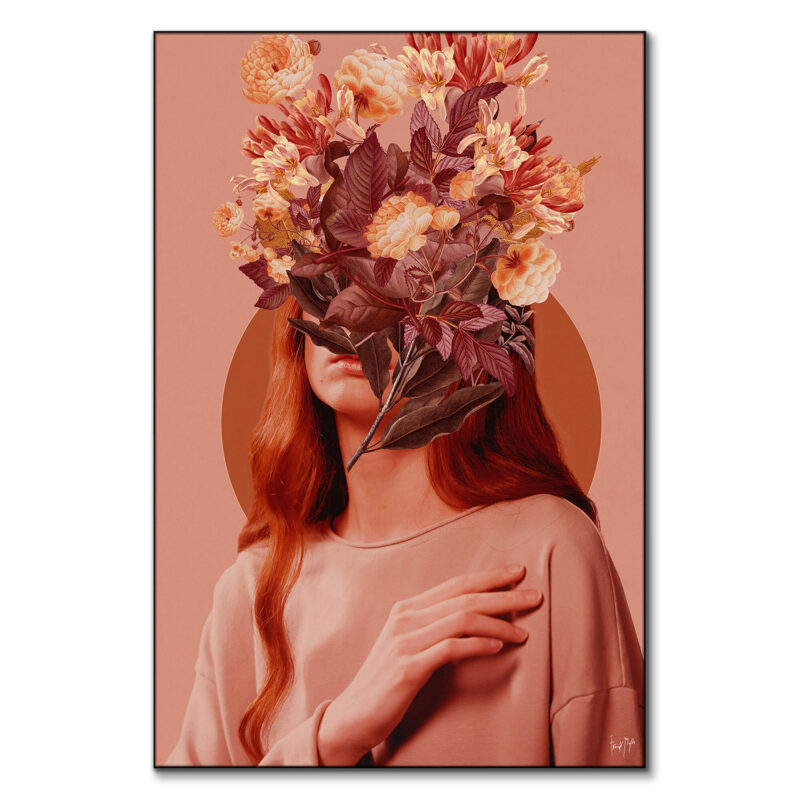 Copper Sensitivity Warm Wall Art by Frank Moth