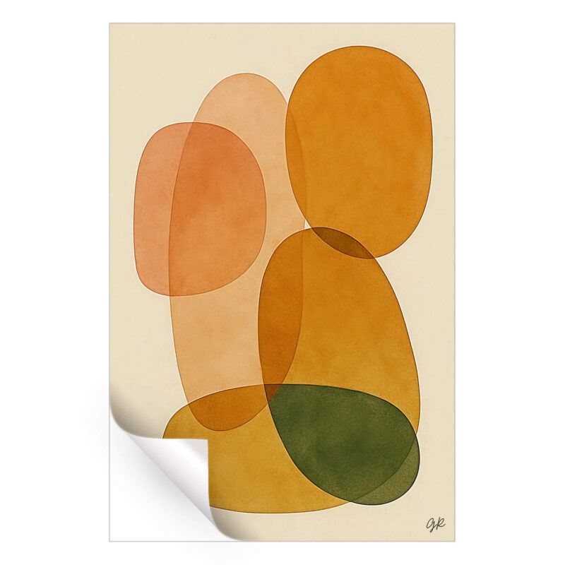 Strength in Stillness Warm Wall Art by George Rosaly